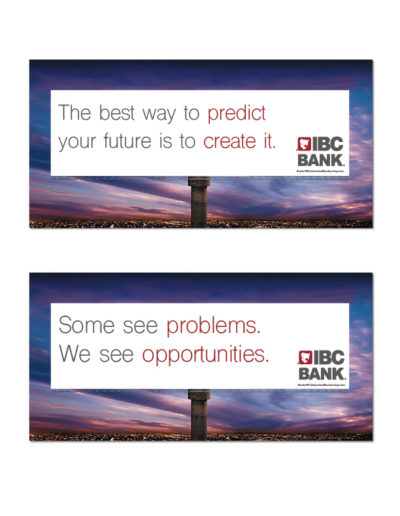 IBC Bank Billboards